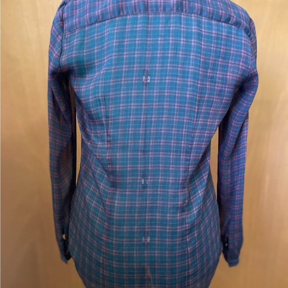 American eagle outfitters sheer button down blouse - Picture 2 of 5